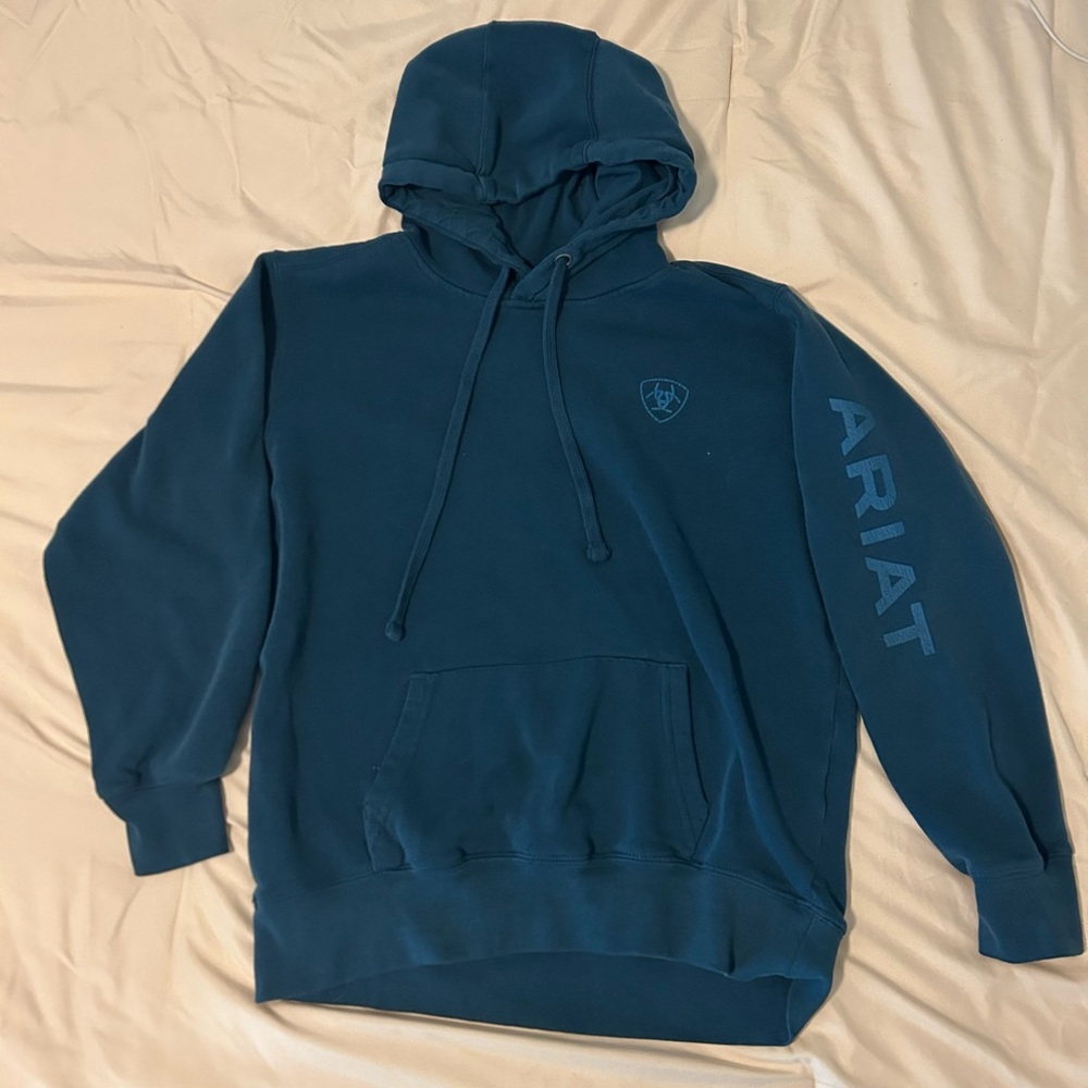 Ariat blue R.E.A.L hoodie size small